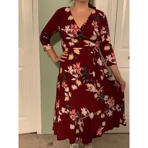 BNWT Ralph Lauren mid sleeve long ankle dress